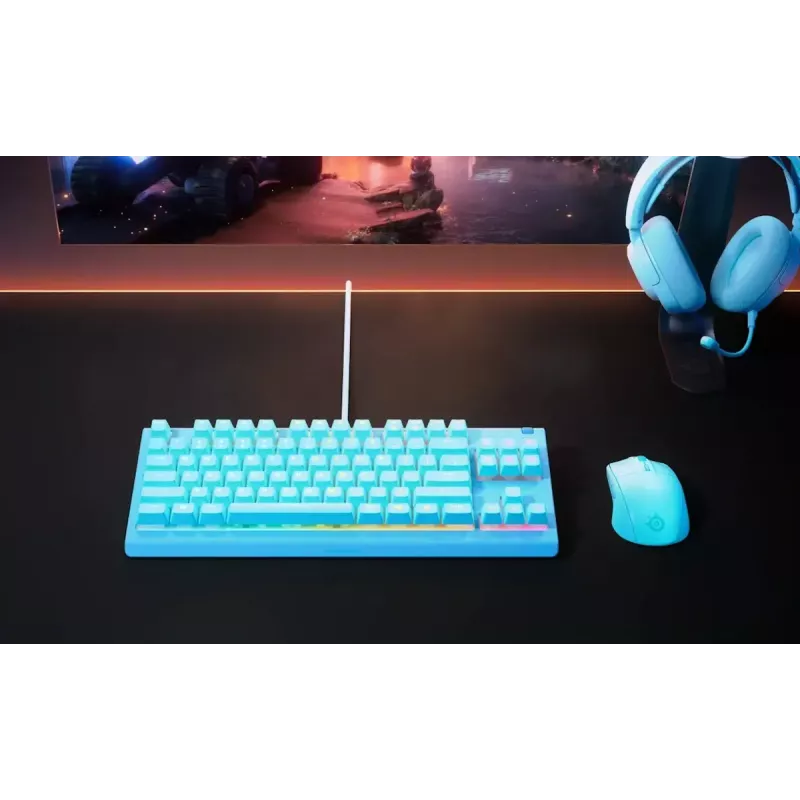Klawiatura STEELSERIES Apex 3 TKL US RGB Podświetlana Wodoodporna Tenkeyless