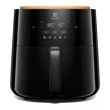 Gorący frytkownica powietrzna Electrolux EAF7B – 6,8 l, 1800 W, sterowanie dotykowe, 8 programów, maks. 200°C, czarny