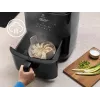 Electrolux EAF7SB Pojedyncza 6,9 L Wolnostojąca 1700 W Frytkownica na gorące powietrze Czarny