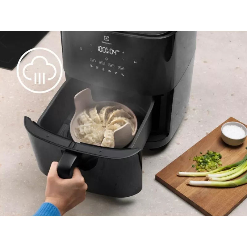 Electrolux EAF7SB Pojedyncza 6,9 L Wolnostojąca 1700 W Frytkownica na gorące powietrze Czarny