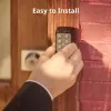 Inteligentny zamek do drzwi SwitchBot Keypad Touch — dostęp za pomocą kodu i odcisku palca, czarny, baterie CR123A, bezprzewodowy, 38×36×112 mm