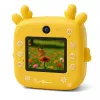 Aparat cyfrowy dla dzieci MEDIA-TECH SNAPI MT4108 — 8 MP interpolowane, LCD 1280x720, 1000 mAh, USB-C, slot microSD, żółty