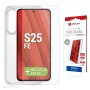 Przezroczyste hartowane szkło ochronne na ekran/tył e.v.i. 02204 do Samsung Galaxy S25 FE, transparentne, 1 szt.