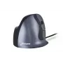 BakkerElkhuizen Evoluent D Średni, Praworęczny, Pionowa konstrukcja, Laser, USB Type-A, 3200 DPI, Czarny