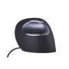 BakkerElkhuizen Evoluent D Średni, Praworęczny, Pionowa konstrukcja, Laser, USB Type-A, 3200 DPI, Czarny