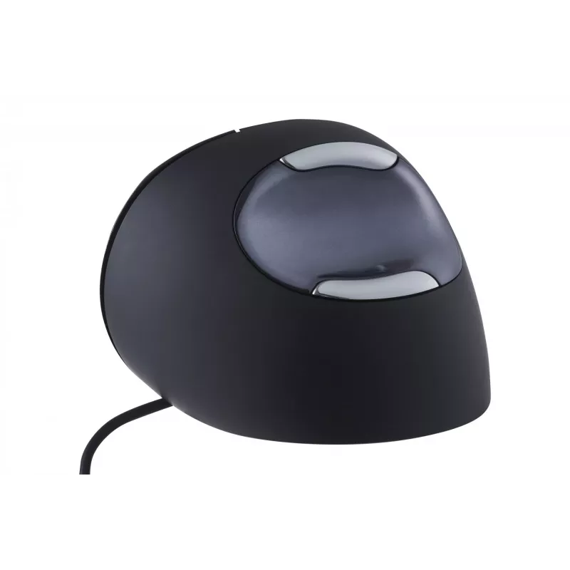 BakkerElkhuizen Evoluent D Średni, Praworęczny, Pionowa konstrukcja, Laser, USB Type-A, 3200 DPI, Czarny