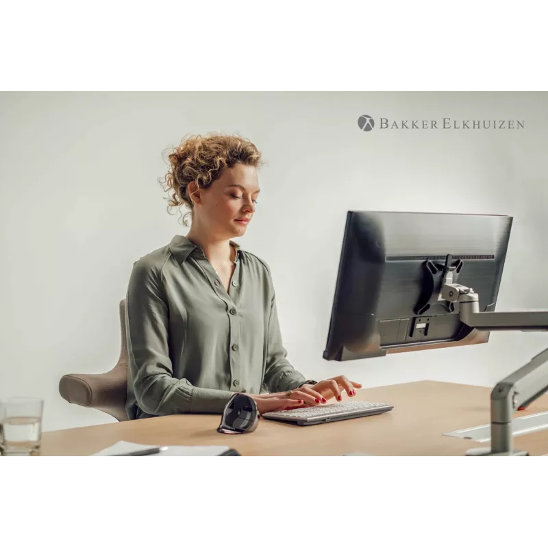 BakkerElkhuizen Evoluent D Średni, Praworęczny, Pionowa konstrukcja, Laser, USB Type-A, 3200 DPI, Czarny