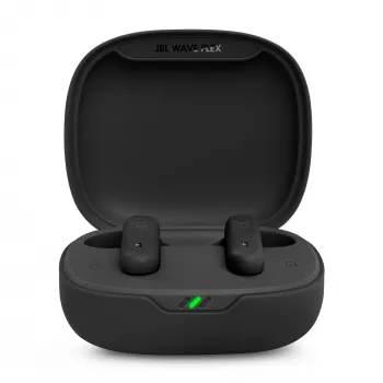 Zestaw słuchawkowy JBL Wave Flex True Wireless Stereo (TWS) douszny do rozmów/muzyki/sportu/codziennego użytku, czarny
