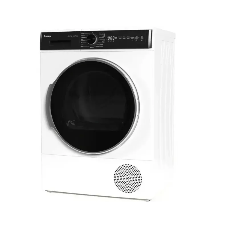 Suszarka na pranie AMICA AD3S72LHB(E) 7 kg, wolnostojąca, ładowana od przodu, wyświetlacz LED, sterowanie elektroniczne, biały