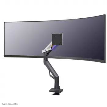 Neomounts DS70-256BL1 ramię do monitora gamingowego do ekranów 24–57 cali, sprężyna gazowa, Topfix, udźwig 30 kg, VESA 75–200 mm