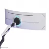 Neomounts DS70-256BL1 ramię do monitora gamingowego do ekranów 24–57 cali, sprężyna gazowa, Topfix, udźwig 30 kg, VESA 75–200 mm