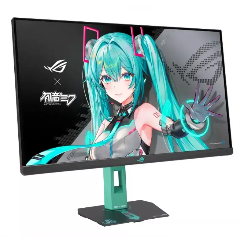 Monitor komputerowy ASUS ROG Strix XG27ACMEG-G Hatsune Miku Edition 68,6 cm (27 cali) 2560 x 1440 pikseli Wide Quad HD LCD Wielokolorowy
