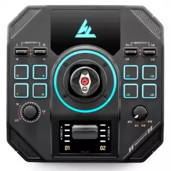 Thrustmaster Sol-R 4 HOTAS czarny USB Joystick + dźwignia sterowania silnikiem Analogowy / Cyfrowy PC