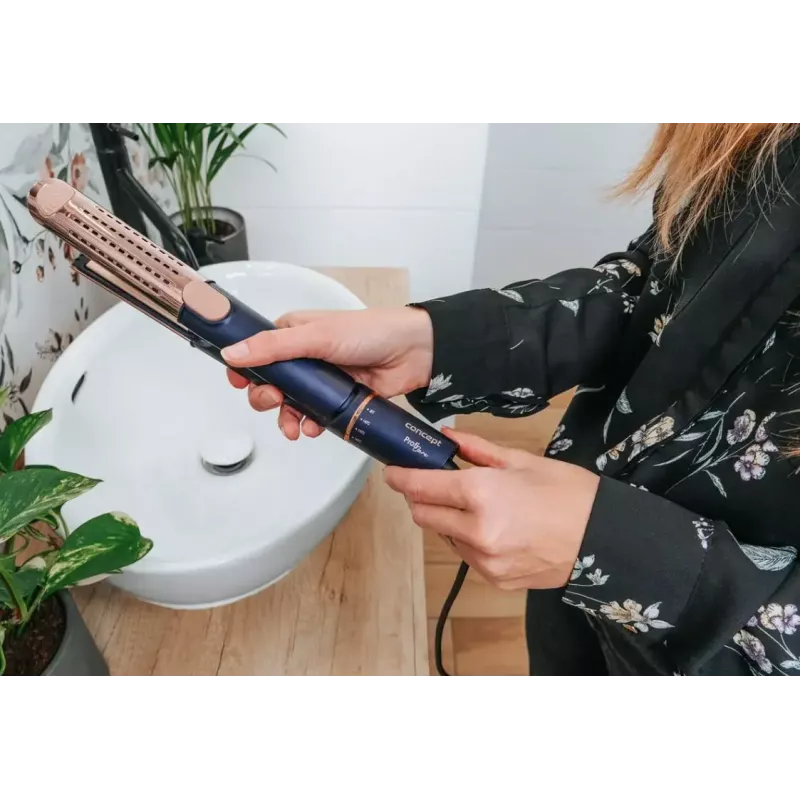 Concept Profi Care VZ8100 prostownica do włosów, niebiesko-złota