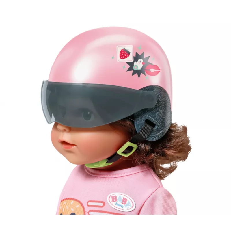 Kask dla lalki ZAPF BABY born E-Scooter Helmet 43 cm — tekstylia/tworzywo sztuczne, wielokolorowy, wiek 3–12 lat