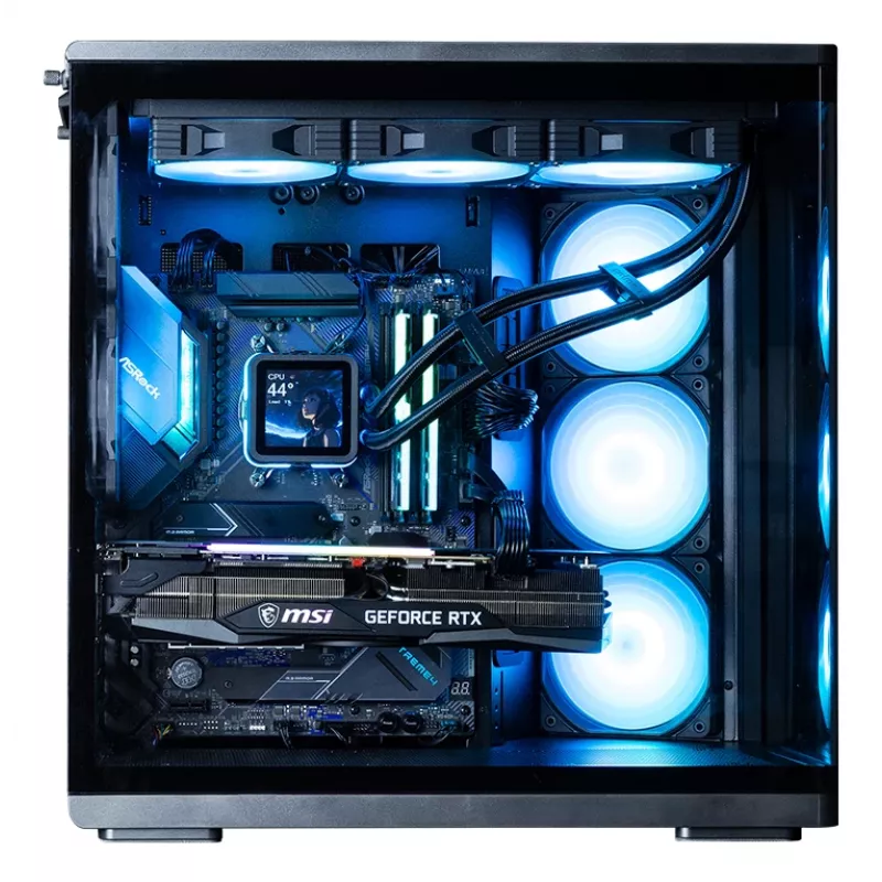 ZALMAN P60 Czarny obudowa PC Midi Tower — ATX/Mini-ITX, szkło hartowane, 3 wentylatory boczne 120 mm + 2 wentylatory tylne 120 mm, 290×475×478 mm