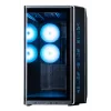 ZALMAN P60 Czarny obudowa PC Midi Tower — ATX/Mini-ITX, szkło hartowane, 3 wentylatory boczne 120 mm + 2 wentylatory tylne 120 mm, 290×475×478 mm