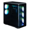 ZALMAN P60 Czarny obudowa PC Midi Tower — ATX/Mini-ITX, szkło hartowane, 3 wentylatory boczne 120 mm + 2 wentylatory tylne 120 mm, 290×475×478 mm