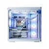 Obudowa PC ZALMAN P60 Mid-Tower z 5 wentylatorami ARGB, biała