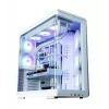 Obudowa PC ZALMAN P60 Mid-Tower z 5 wentylatorami ARGB, biała