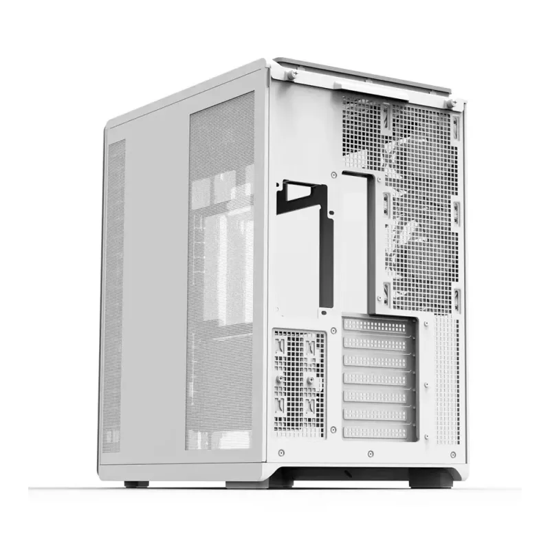 Obudowa PC ZALMAN P60 Mid-Tower z 5 wentylatorami ARGB, biała