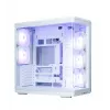 Obudowa PC ZALMAN P60 Mid-Tower z 5 wentylatorami ARGB, biała
