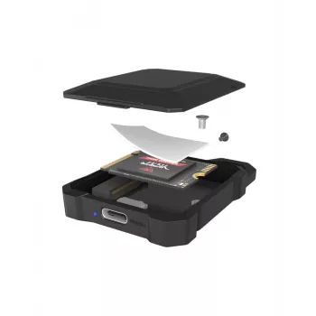 Obudowa M.2 NVMe SSD icybox IB-1601MP-CU31 USB 3.2 Gen 2 Type-C 10 Gb/s
