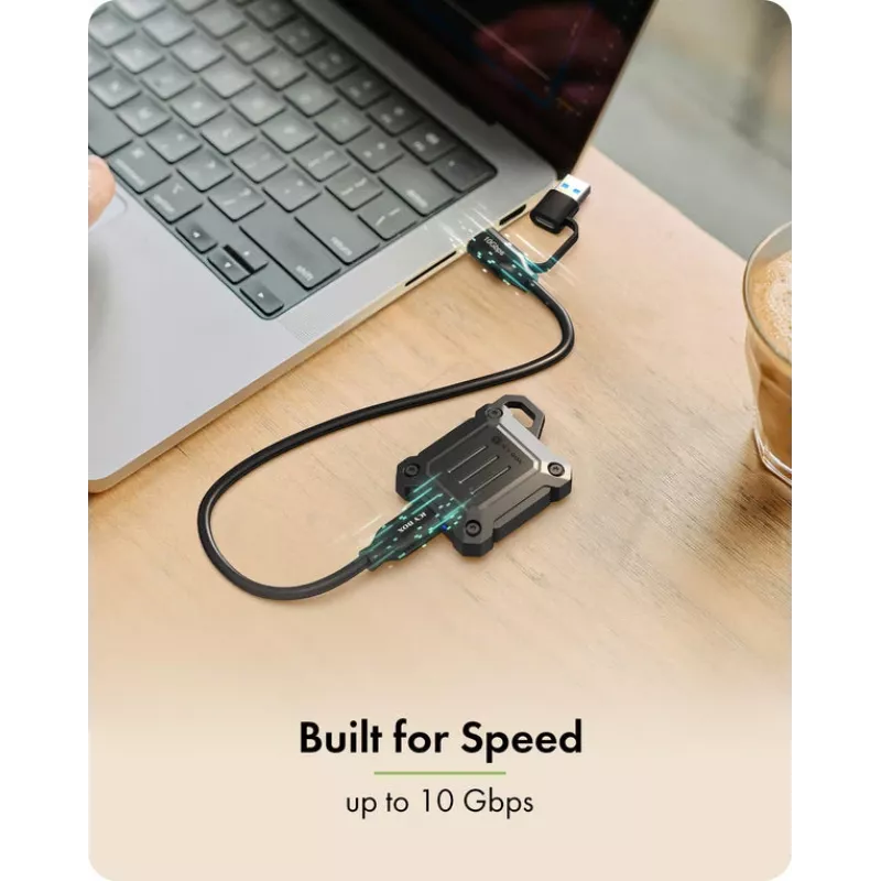 Obudowa M.2 NVMe SSD icybox IB-1601MP-CU31 USB 3.2 Gen 2 Type-C 10 Gb/s