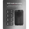 ICY BOX IB-RD3720-CU3 Obudowa HDD/SSD Czarna 2.5/3.5 cala
