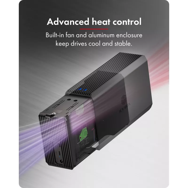 ICY BOX IB-RD3720-CU3 Obudowa HDD/SSD Czarna 2.5/3.5 cala