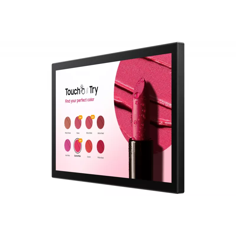 Samsung QB13C-T Cyfrowy płaski panel informacyjny 33 cm (13 cali) LCD Wi-Fi 500 cd/m² Full HD Czarny Ekran dotykowy Tizen 7.0 16/7