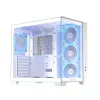 Obudowa PC ASUS A32 PLUS/WT/TG/ARGB Mid Tower, biała, ATX, szkło hartowane, ARGB, USB-C, obsługa GPU do 420 mm