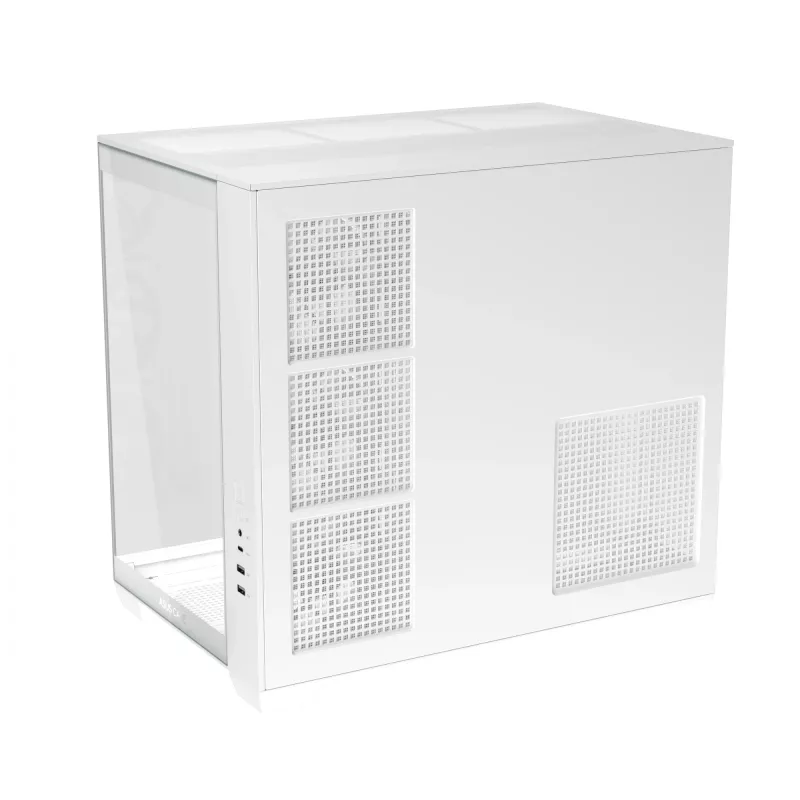 Obudowa PC ASUS A32 PLUS/WT/TG/ARGB Mid Tower, biała, ATX, szkło hartowane, ARGB, USB-C, obsługa GPU do 420 mm