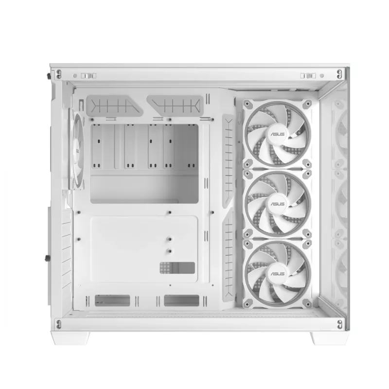 Obudowa PC ASUS A32 PLUS/WT/TG/ARGB Mid Tower, biała, ATX, szkło hartowane, ARGB, USB-C, obsługa GPU do 420 mm