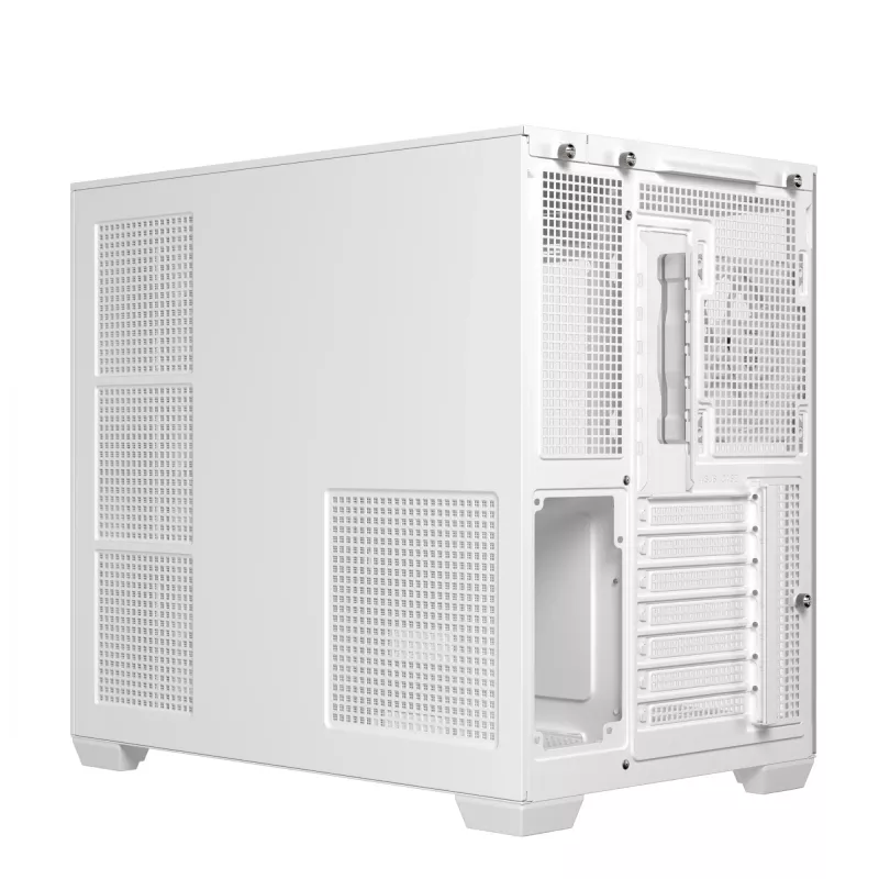 Obudowa PC ASUS A32 PLUS/WT/TG/ARGB Mid Tower, biała, ATX, szkło hartowane, ARGB, USB-C, obsługa GPU do 420 mm