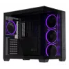 Obudowa PC ASUS A32 PLUS ATX, czarna — szkło hartowane, wentylatory RGB, USB-C, obsługuje ATX/Micro-ATX/Mini-ITX