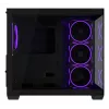 Obudowa PC ASUS A32 PLUS ATX, czarna — szkło hartowane, wentylatory RGB, USB-C, obsługuje ATX/Micro-ATX/Mini-ITX