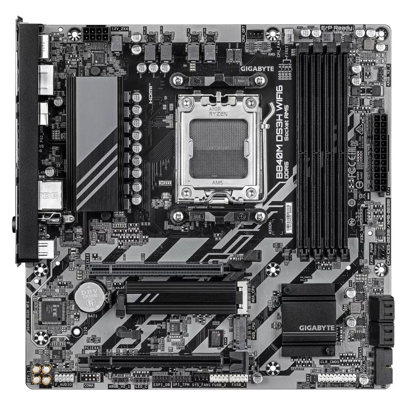 Płyta główna GIGABYTE B840M DS3H WIFI6, AMD B840, Socket AM5, Micro ATX