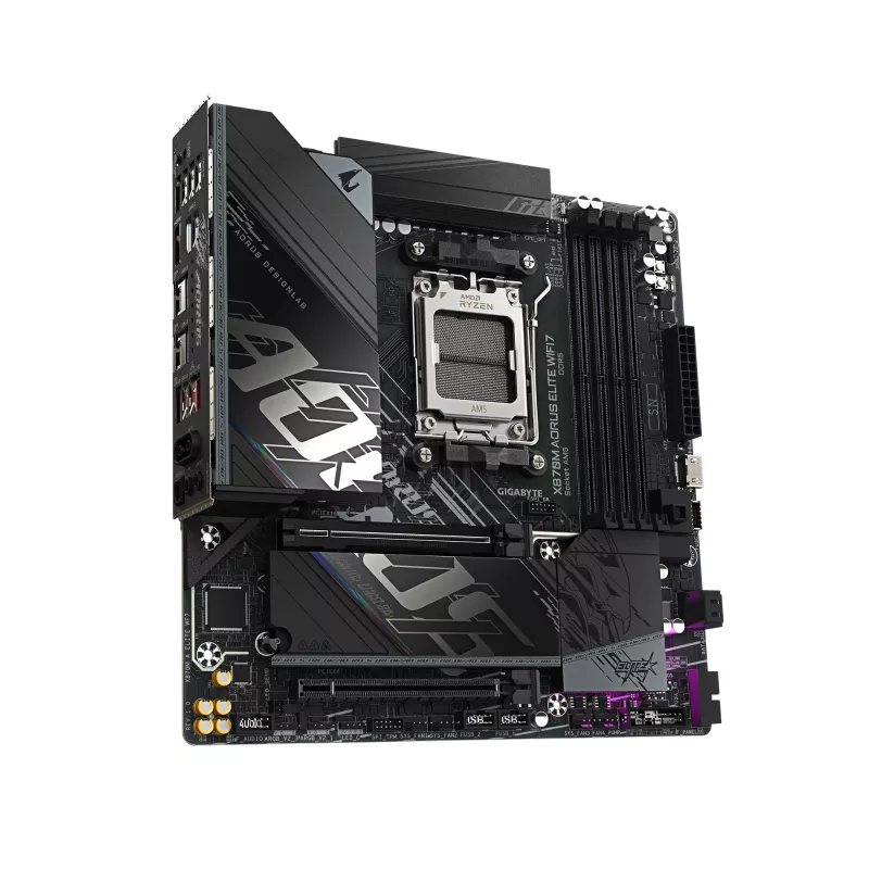 Płyta główna GIGABYTE X870M AORUS ELITE WIFI7, AMD X870, Socket AM5, ATX