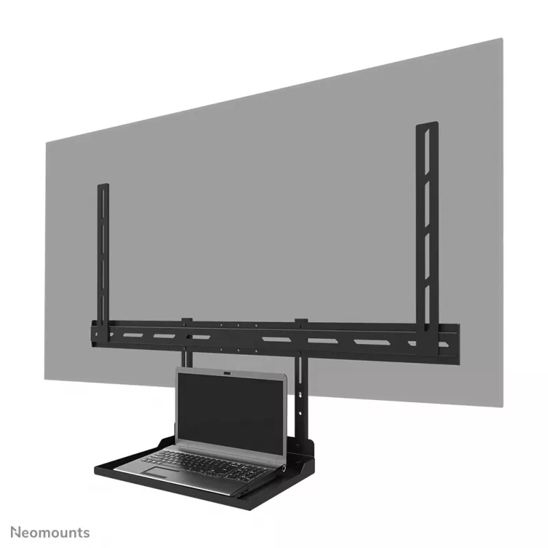 Neomounts Zestaw półki na laptopa AV45-500BL do ekranów 43–110 cali, VESA do 600x400, maks. 2,5 kg, 900×242×640 mm