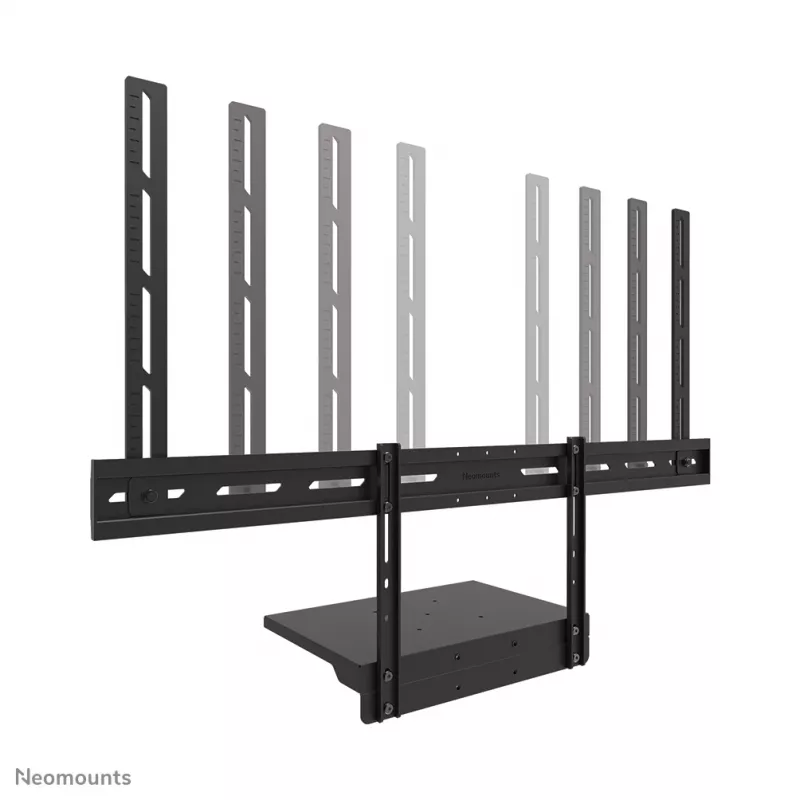Neomounts Zestaw półki na laptopa AV45-500BL do ekranów 43–110 cali, VESA do 600x400, maks. 2,5 kg, 900×242×640 mm