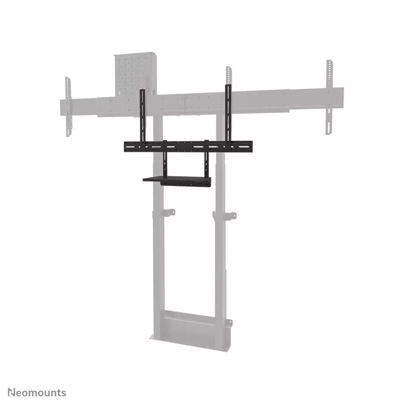 Neomounts Zestaw półki na laptopa AV45-500BL do ekranów 43–110 cali, VESA do 600x400, maks. 2,5 kg, 900×242×640 mm