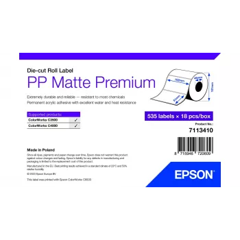 Epson 7113410 etykieta do drukarki Biała Samoprzylepna etykieta do drukarki