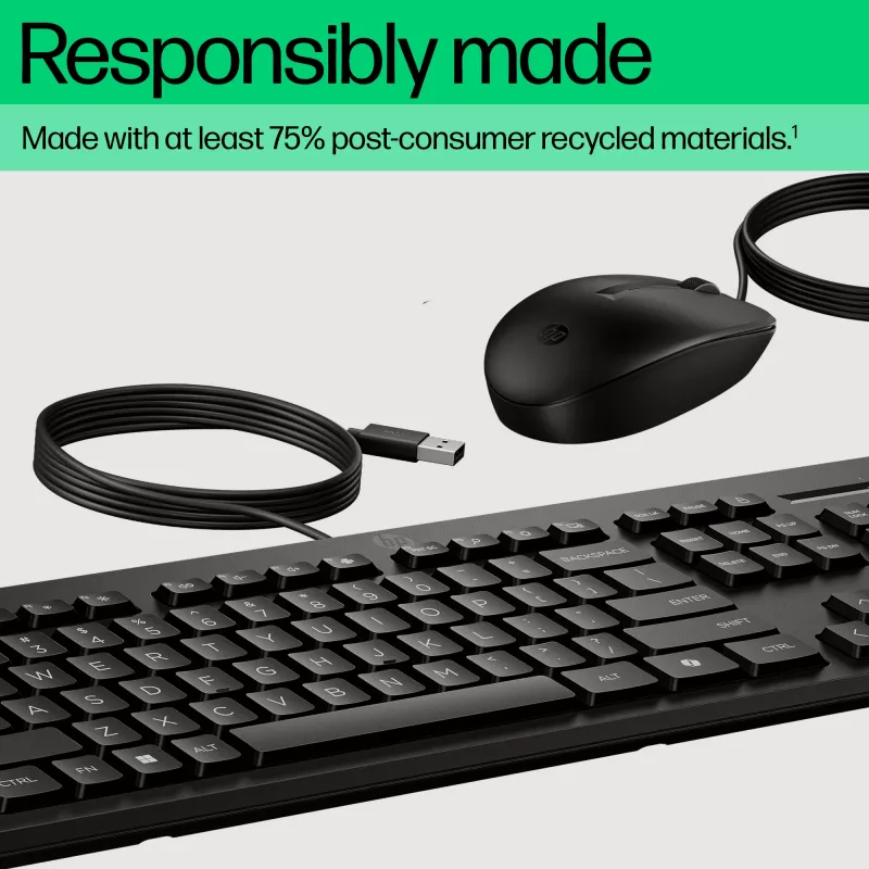 Zestaw mysz i klawiatura przewodowa HP 225 G2 USB