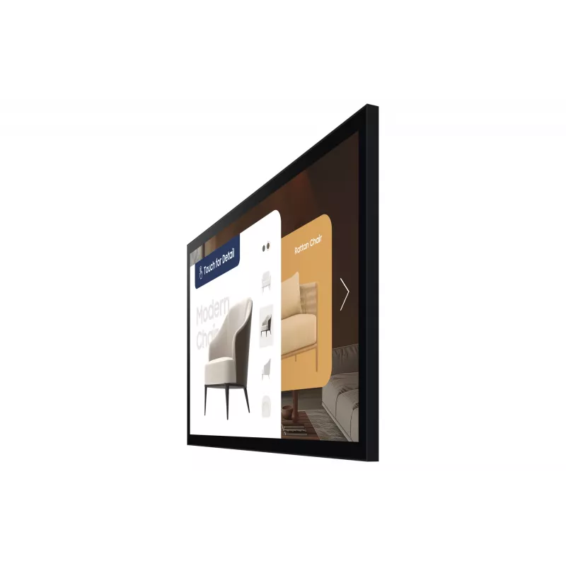 Samsung QM32C-T Cyfrowy panel informacyjny 81,3 cm (32 cale) LCD Wi-Fi 400 cd/m² Full HD Czarny Ekran dotykowy Tizen 7.0 16/7