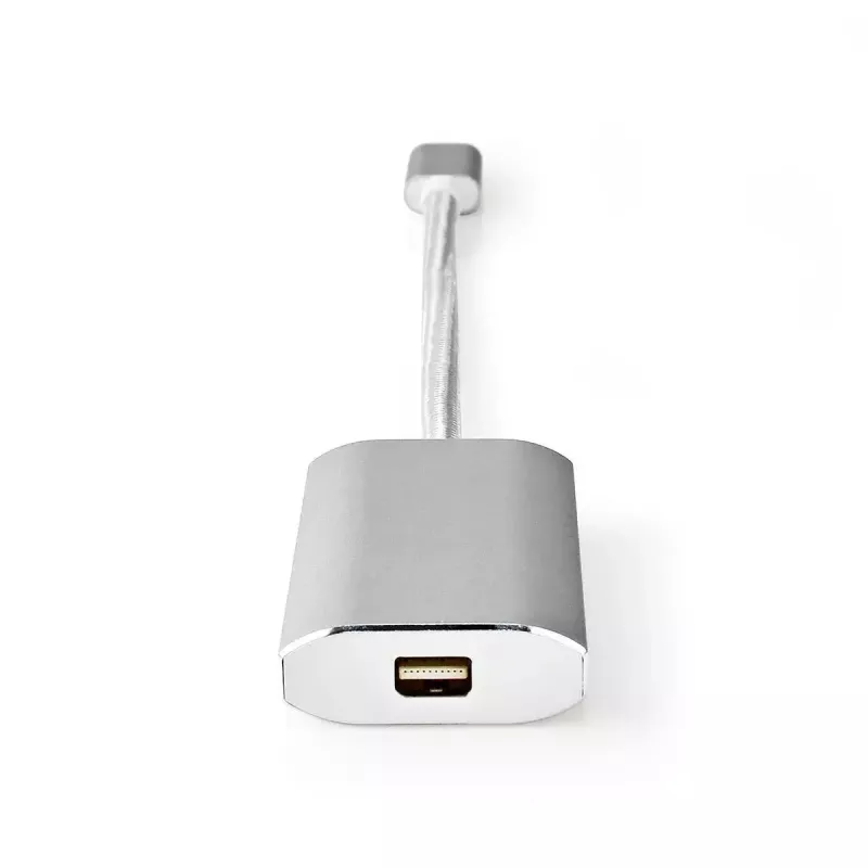 Adapter kabla wideo Nedis CCTB64580AL02 0.2m USB Type-C Mini DisplayPort