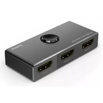 HAMA 8K HDMI przełącznik dwukierunkowy — 1 We 2 Wy / 2 We 1 Wy, model 00205324