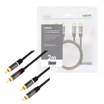 Kabel audio 2 m LogiLink CA1204