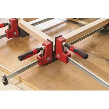 Bessey body clamp REVO KRE 1250/95 (model KRE125-2K) - regulowany pręt 1250 mm, głębokość gardzieli 95 mm