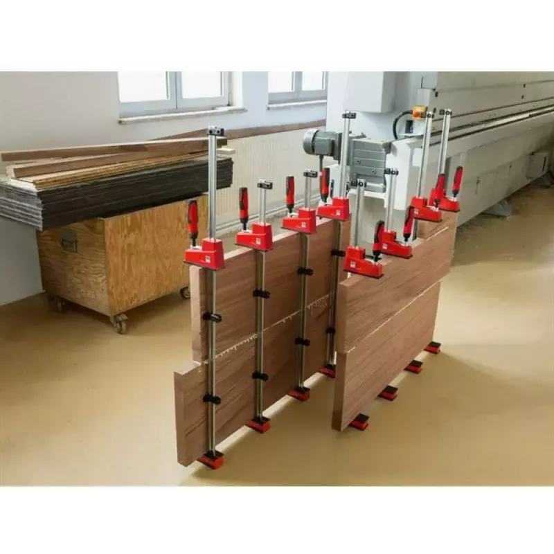 Bessey body clamp REVO KRE 1250/95 (model KRE125-2K) - regulowany pręt 1250 mm, głębokość gardzieli 95 mm